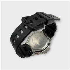 Casio G-Shock Black DW 6900 White Gold Alloy Iced Out Diamond Watch